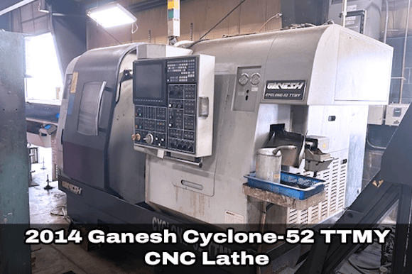 3710156_Ganesh Cyclone-52 TTMY_2014 CNC Lathe