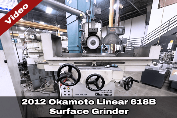 3710674_Okamoto Linear 618B Surface Grinder (2012) with Video