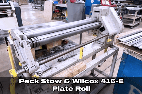 3716840_Peck Stow & Wilcox 416-E Plate Roll