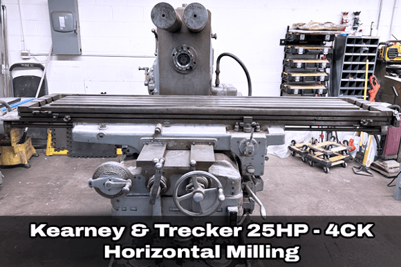 3718574_Kearney & Trecker 25HP - 4CK Horizontal Milling Machine