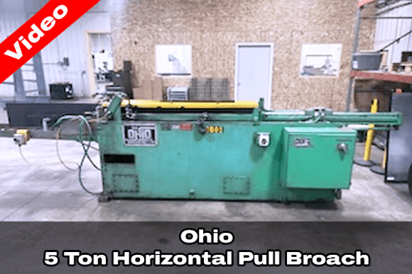 3720094_Ohio 5 Ton Horizontal Pull Broach with video