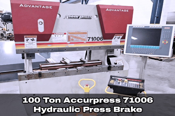 3725123_100 Ton Accurpress (2010) Hydraulic Press Brake