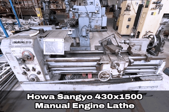 3732820_Howa Sangyo 430x1500 Manual Engine Lathe