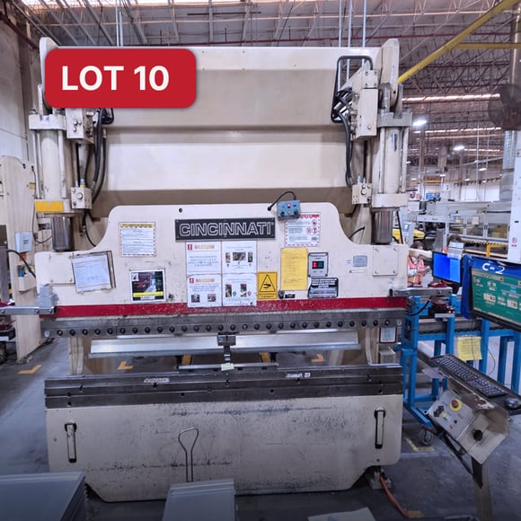 Lot 10_3748147_Cincinnati Proform 90 PF x 8 FT Hydraulic Press Brake
