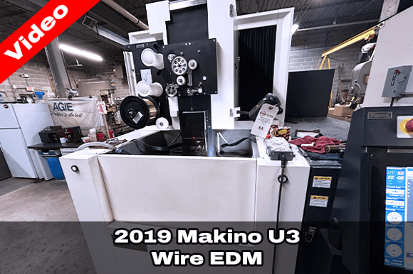 Lot 11_Makino U3 Wire EDM (2019) wtih Video