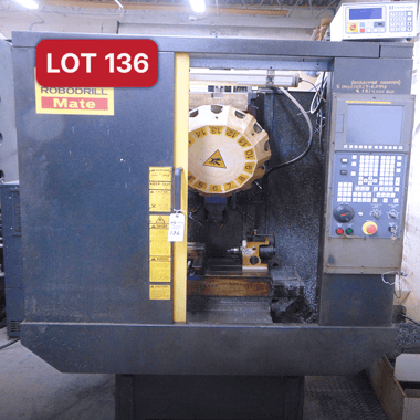 Lot 136_2007 Fanuc Robodrill Mate CNC Vertical Milling Machine