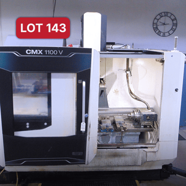 Lot 143_2017 DMG MORI CMX 1100V CNC Vertical Milling Machine