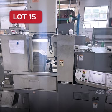 Lot 15_3729672_Citizen A20 VI PL Swiss Lathe (2007)