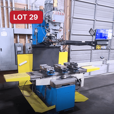 Lot 29_3754039_Revolution KM-35VIII Vertical Machining Center