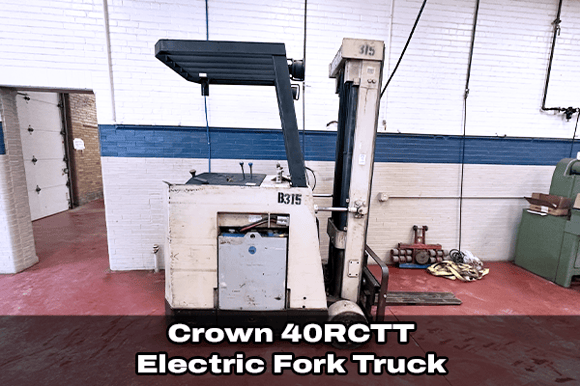 Lot 33_Crown 40RCTT Electric Fork Truck
