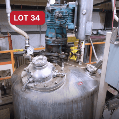 Lot 34_3770542_Walker Stainless Equipment 750 Gal Vacuum Pressure Reactor