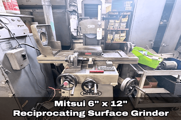 Lot 40_Mitsui 6 x 12 Reciprocating Surface Grinder w Permenant Magnet