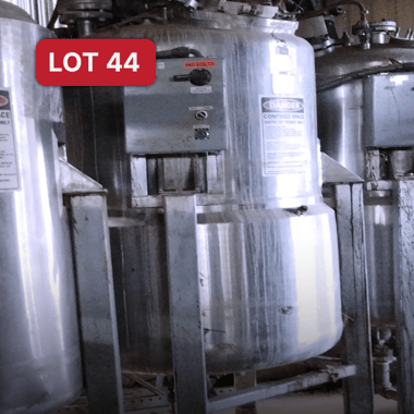 Lot 44_3770807_Walker Stainless Equipment 300 Gal Vacuum Pressure Reactor