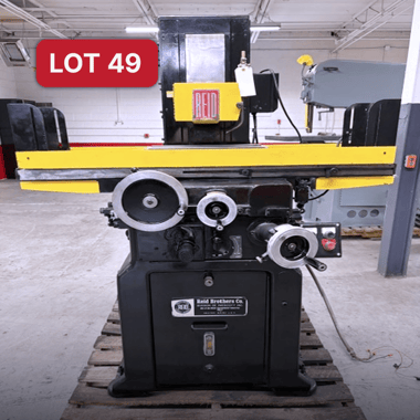 Lot 49_3752085_Reid Hydraulic 6 x 18 Surface Grinder