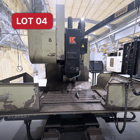 Lot 4_3759435_Kuraki MV 40 Vertical Machining Center_re