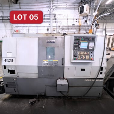 Lot 5_3683644_Hyundai Kia SKT21LMS CNC Lathe (2007)