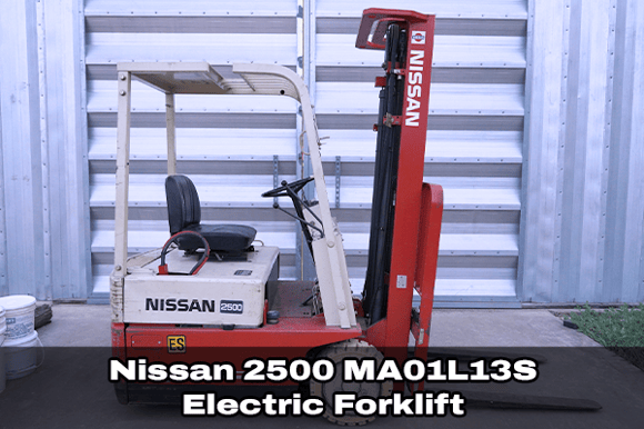 Lot 5_Nissan 2500 Model MA01L13S Electric Forklift