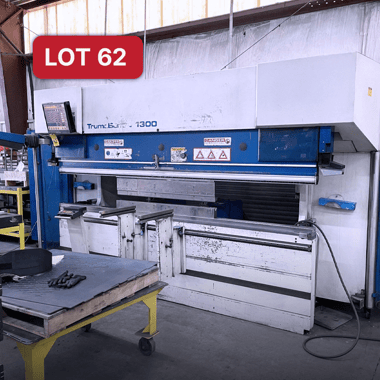 Lot 62_3771869_Trumpf TrumaBend V1300 CNC Press Brake (2005)