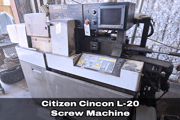 Lot 88_Citizen Cincon #L-20 Screw Machine