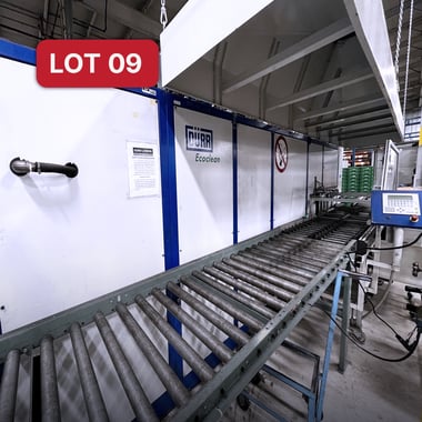 Lot 9_3746339_DURR ECOCLEAN UNIVERSAL 81C CONVEYOR PARTS WASHER (2000)