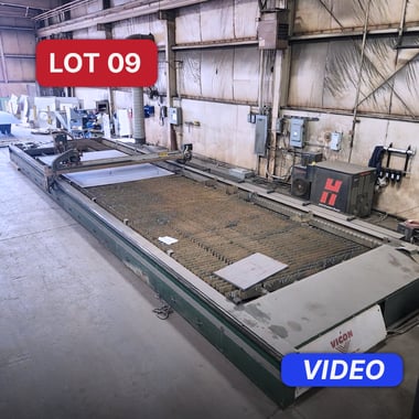Lot 9_3747908_VICON MONARCH 10 × 40 CNC PLASMA TABLE (2015) with vid