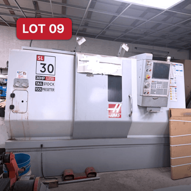 Lot 9_3768742_Haas SL-30T (2008) CNC Lathe
